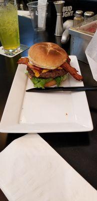 Bacon burger. 12.49