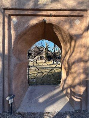 Gate to 1629 Clubhouse