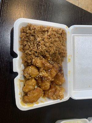 Sesame Chicken & Fried Rice