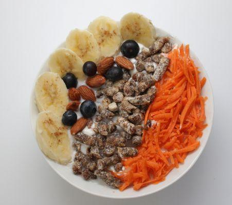 Breakfast Bowl with Carrots and Dates