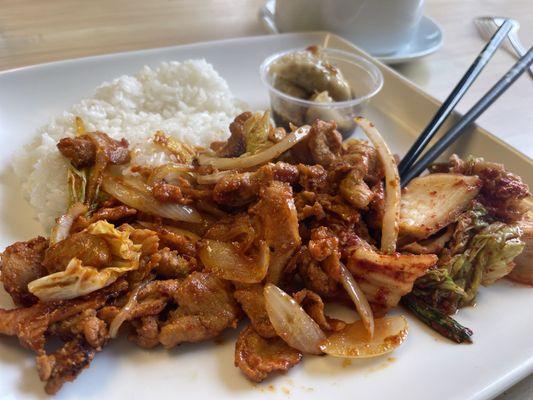 Spicy pork