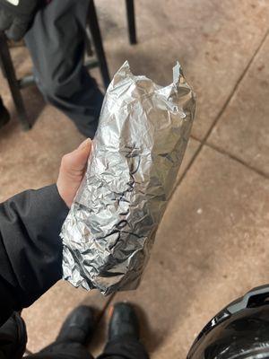 Huge southwest burrito.