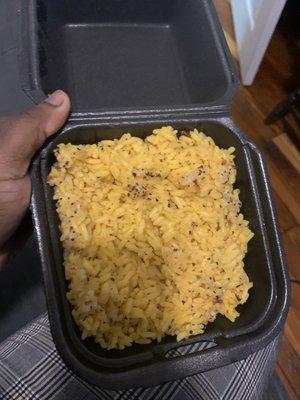 side of yellow rice