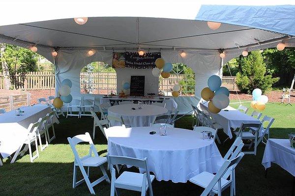 Canopy Tent, 5ft Rounds, Window Side Wall