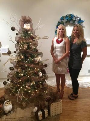 R.V. Johnson Insurance in collaboration with Forward Electric have donated a decorated holiday tree for the 7th Annual Festival of Trees.