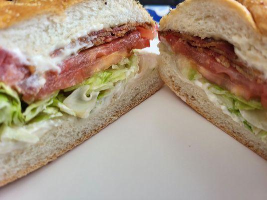 BLT with mayo. So good