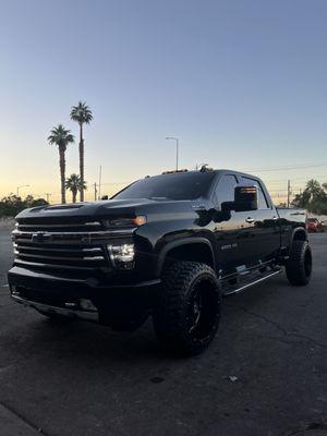 Truck with new wheels and tires!