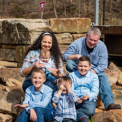 Family Photo - Spring 19' @ Lake Atalanta Park. We have a lot of fun playing and fishing here, love the new renovations!