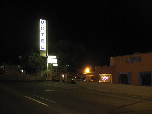 Night time Street view