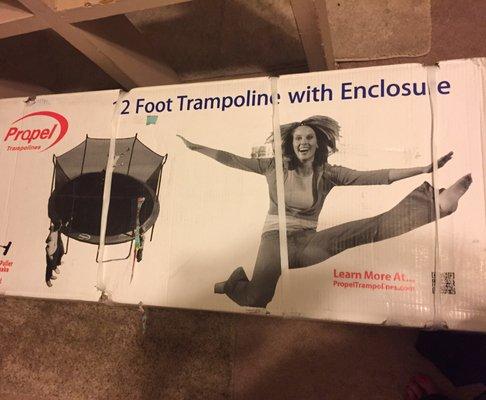 $250 12 foot trampoline! So fun!