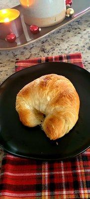 My buttery croissant just out of the oven.