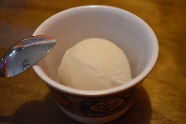 Tiny ice cream. Perfect size, in my opinion. Any bigger and I would have felt sick.