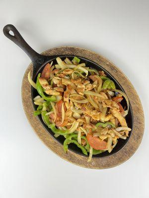 Chicken fajitas