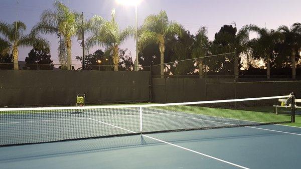 Refinished courts and new nets!