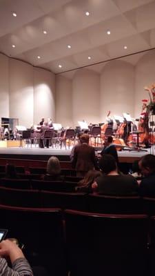 Wichita Symphony tuning up