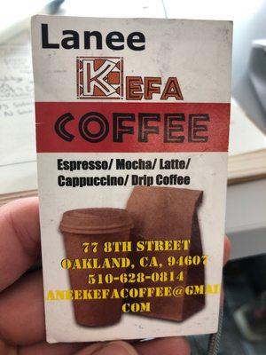 Get your coffee card today!