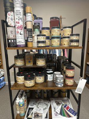 Dixie Belle paints and supplies