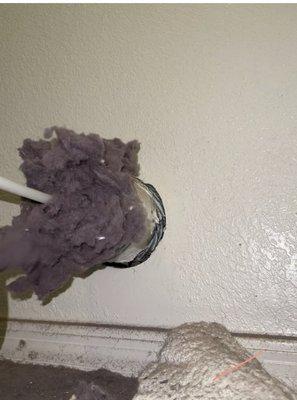 dryer vent clogged