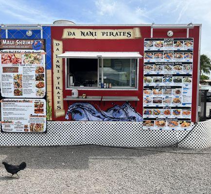 Front side of food truck