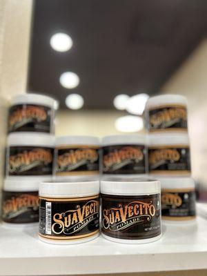 Our most popular pomade... "Suavecito". We have the classic hold and firme hold in stock..! Get it while supplies last...!