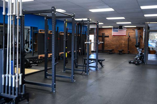 Our multi-functional racks give you plenty of options to get a great workout!