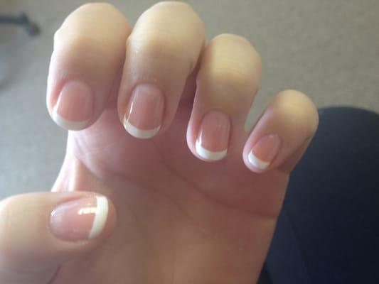 The best French manicure I've ever had!