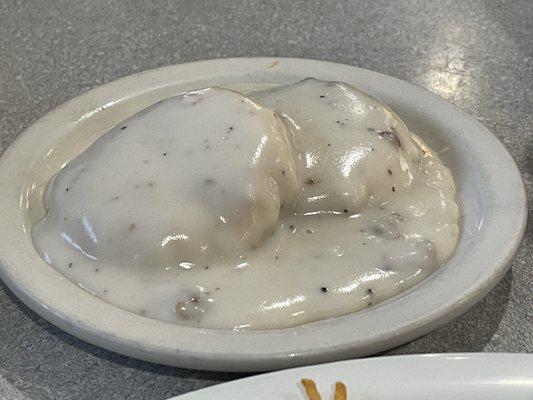 Biscuits and gravy!