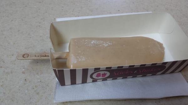 Hazelnut gelato stick