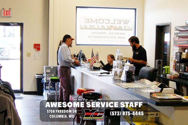 Awesome staff that will serve you-YC Powersports of Columbia 5708 Freedom Dr. Columbia, MO 65202 (573) 875-4445, Kirksville M...