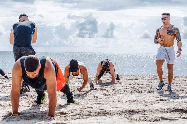 Sign up for one of our Beach Bootcamps! Exclusively for our members.