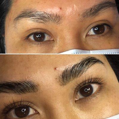 Brow lamination + lash lift