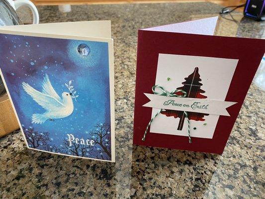 Even Christmas cards