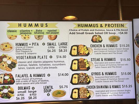 Hummus & Protein, Hummus