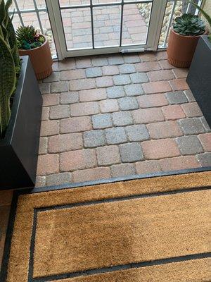 Pavers re-sanded and resealed by perfect Paver co.