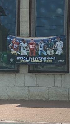 Televisions within the clubhouse:  bar and grill, football anyone??