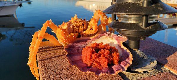 California Golden King Crab and Roe