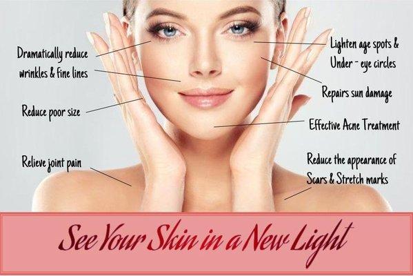 We offer Red Light Therapy at Tan Express