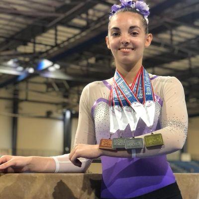 Congratulations to 2021 XCEL Diamond Regional Beam Champion-Reilly H.