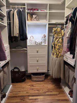 Closet after renovation