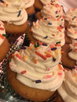 Homemade Tres leche vanilla cupcakes with homemade whip cream.