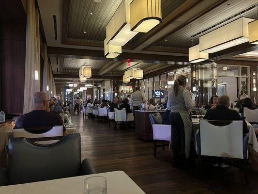 The dining area of Council Oaks in Hard Rock Atlantic City