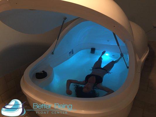 Let us take away the weight of the world at Better Being Float Center...