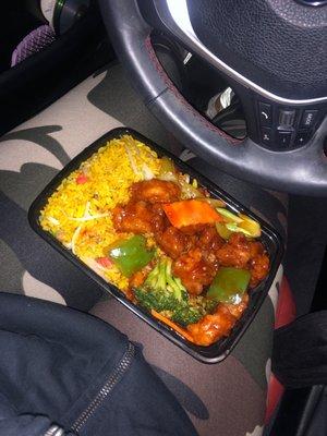 Orange chicken