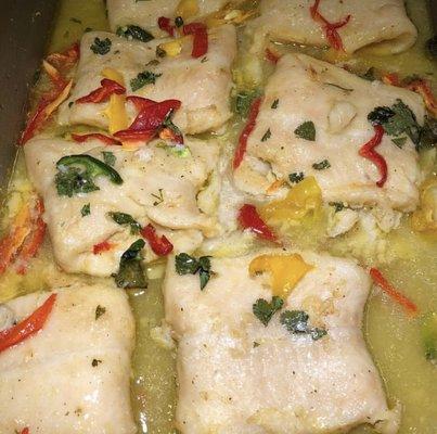 Baked fish / pescado al horno