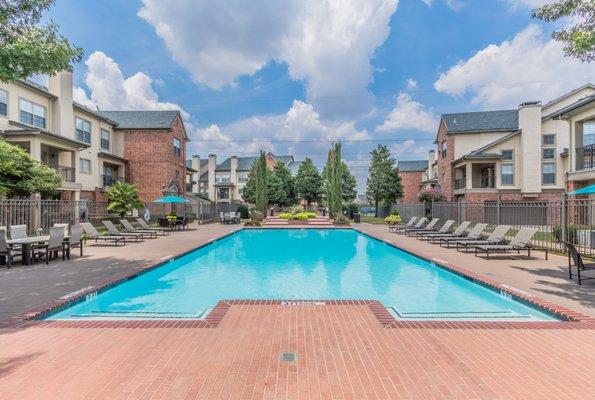 Resort-inspired swimming pool.