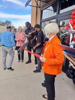 Ribbon cutting