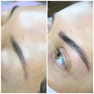 Microblading más shading