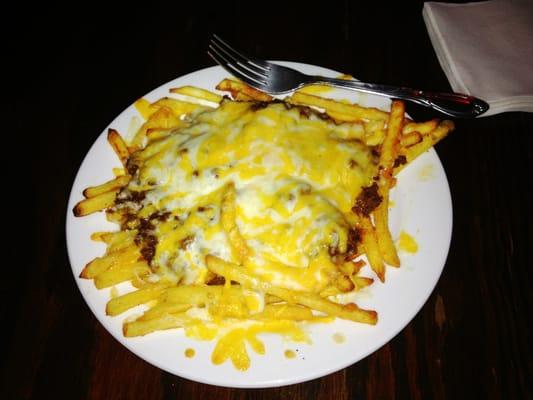 --Chili cheese fries. Tasty enough