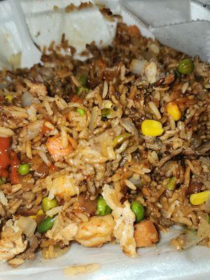 Shrimp, Chicken, Beef Fried Rice