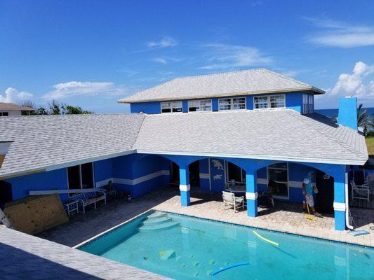 Shingle Roof after transition from Metal roof